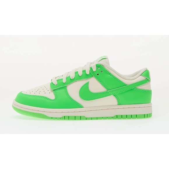 NIKE DUNK LOW Womens Size 6 Sail Green Strike White Neon Shoes HV0842-133 NEW - Picture 3 of 5